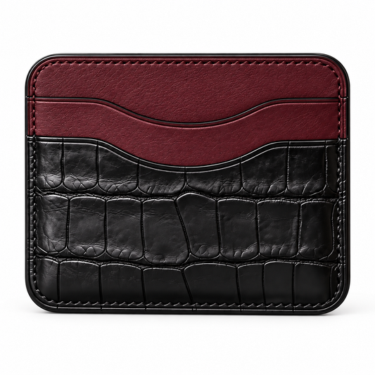The Signature Cardholder – Bordeaux Noir