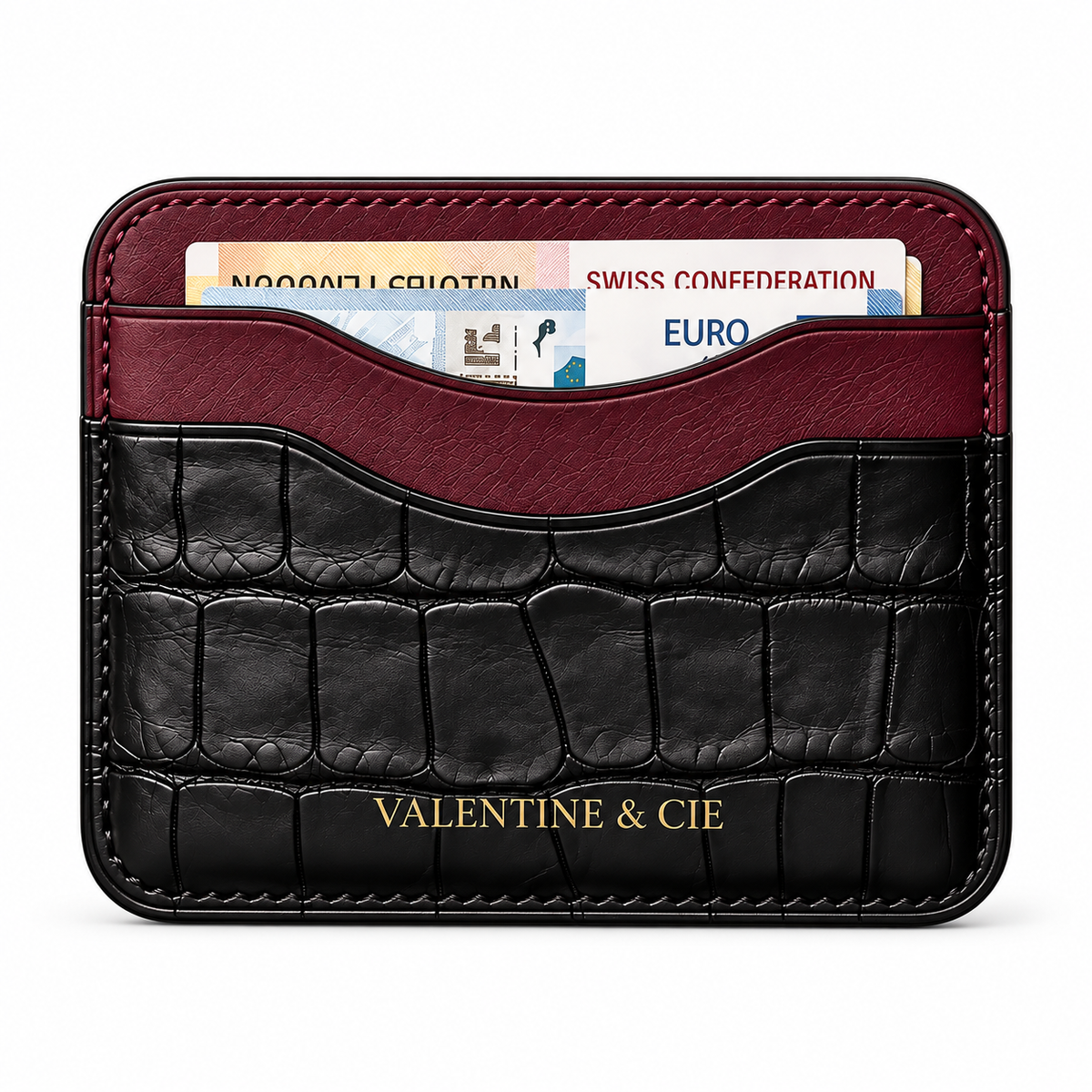 The Signature Cardholder – Bordeaux Noir