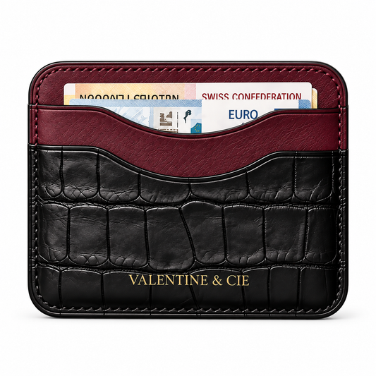 The Signature Cardholder – Bordeaux Noir