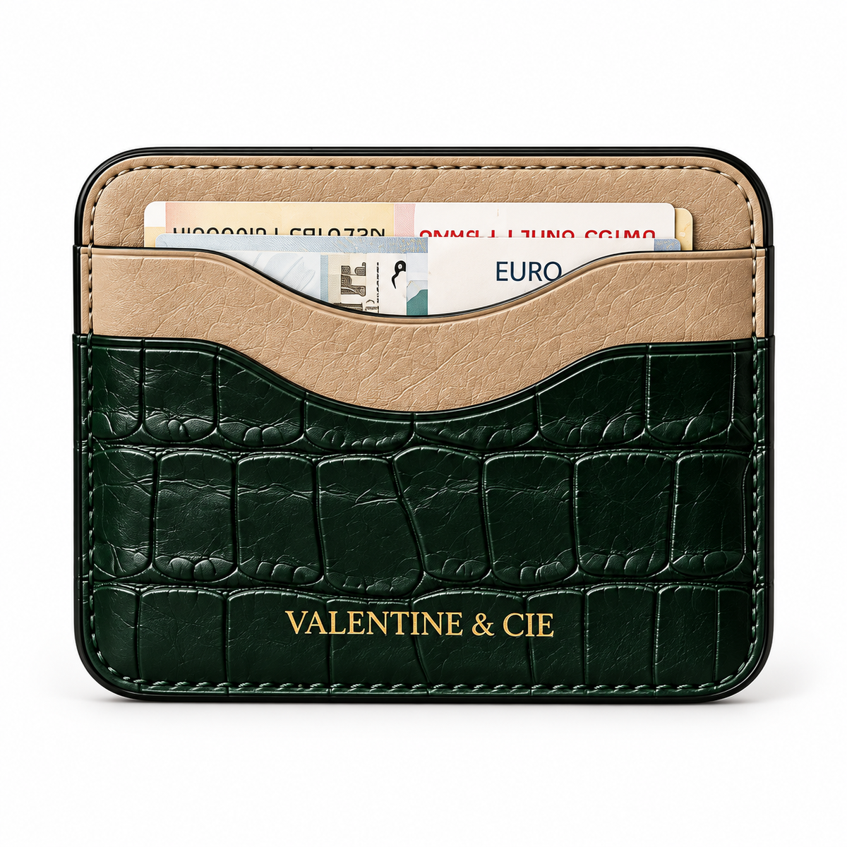 The Signature Cardholder – Emerald Sand