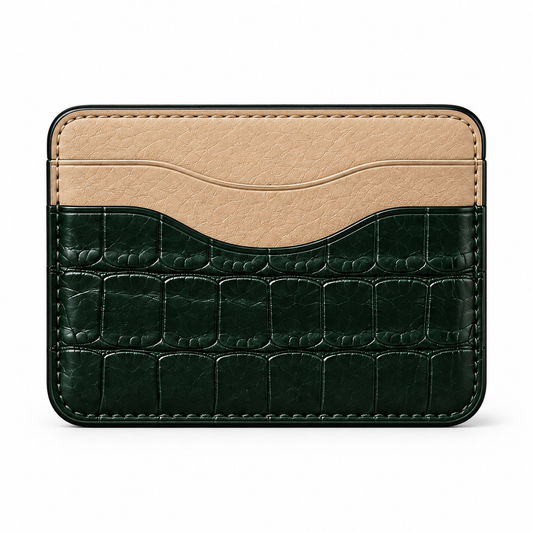 The Signature Cardholder – Emerald Sand